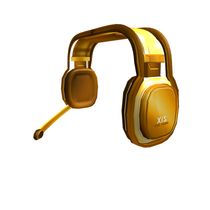 Roblox Golden Headphones