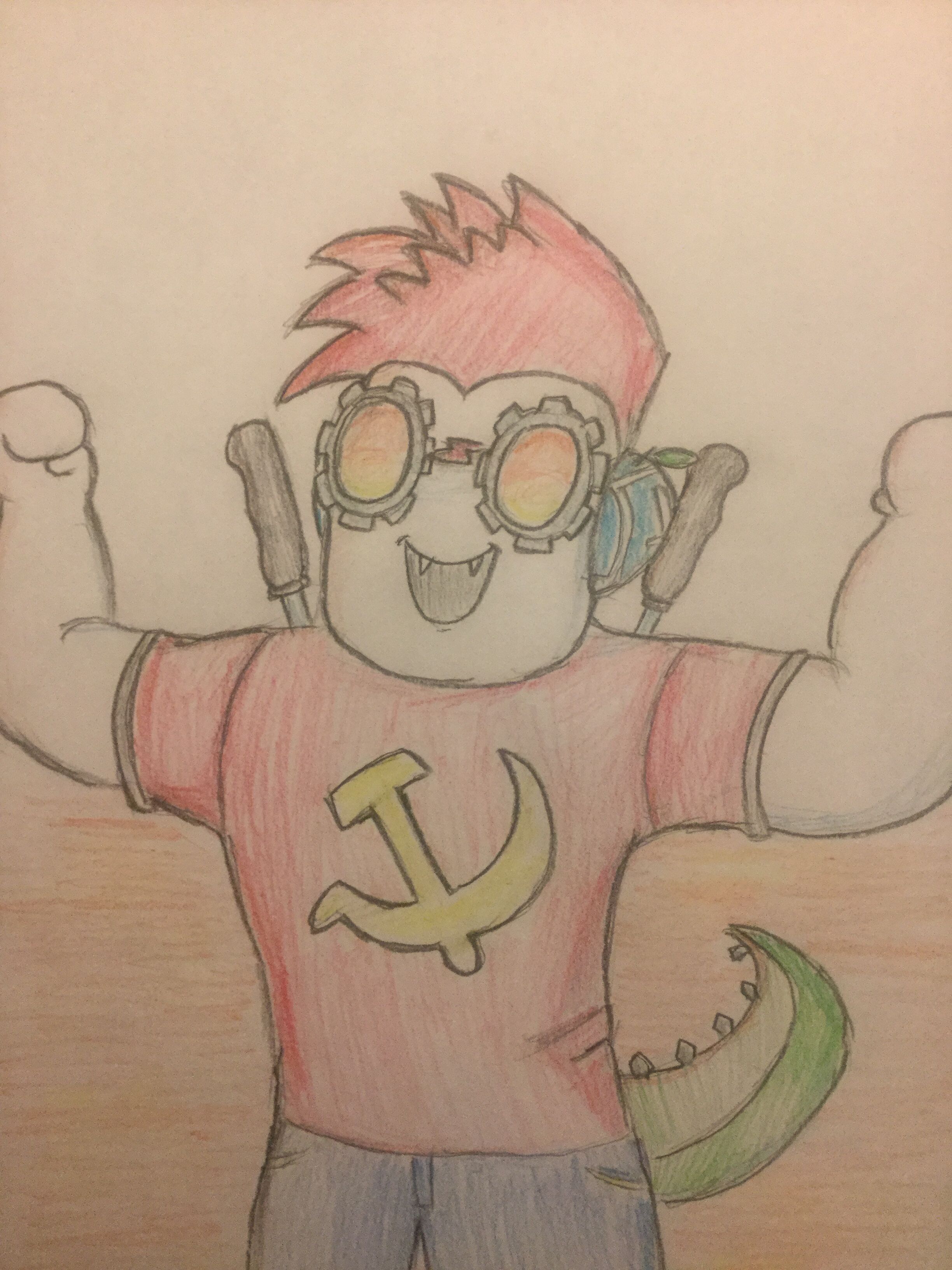 Sketch Roblox Character Drawing