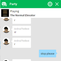 Website Party Roblox Wikia Fandom - roblox how to make a party chat 2019