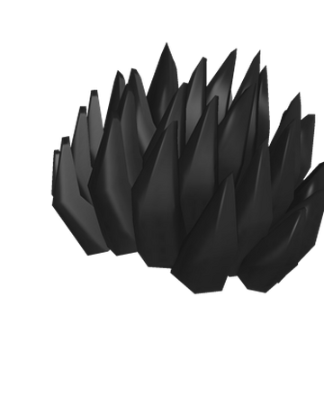 Black Spiky Hair Black Free Hair Roblox