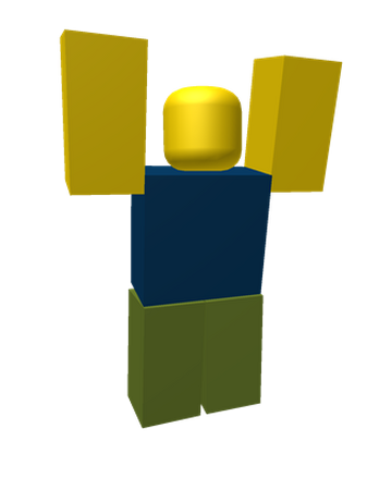 A Picture Of A Noob From Roblox That Went Off