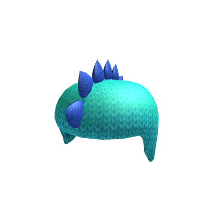 Blue Knitted Beanie Dino Roblox Wikia Fandom Powered By - dino hat roblox