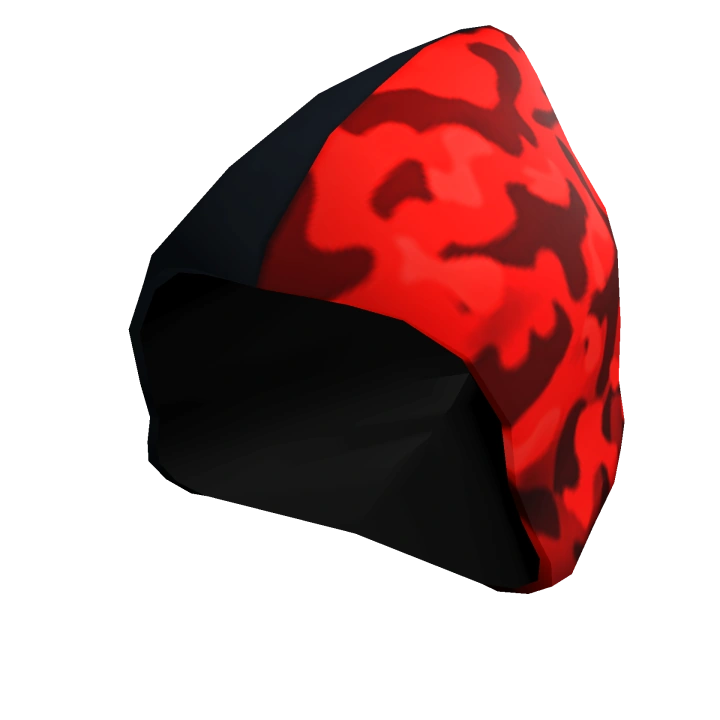 Red Half Camo Hood Roblox Wikia Fandom