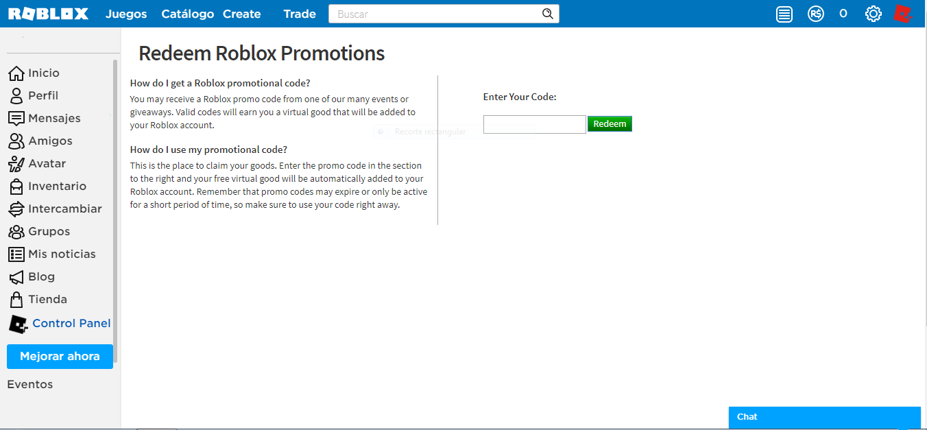 Web De Codigo Canjear Robux - como canjear un codigo de robux
