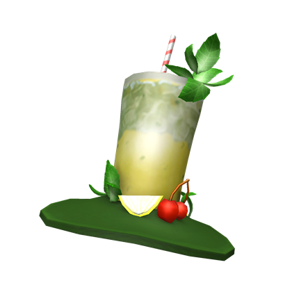 Minty Sip Hat Roblox Wikia Fandom - roblox drink hat