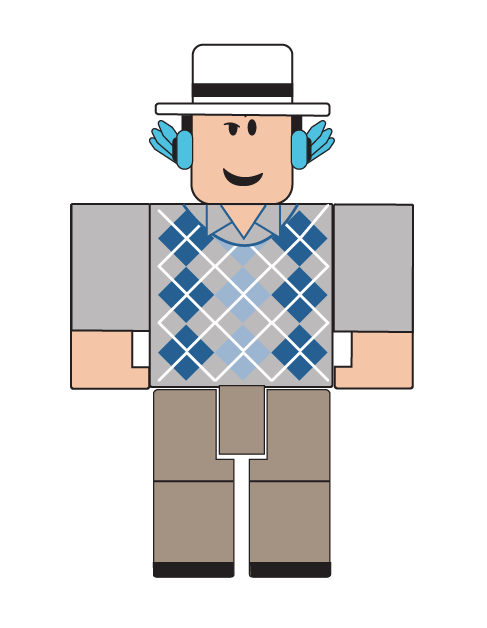 aesthetical clad in his iconic sweater vest and dashing white