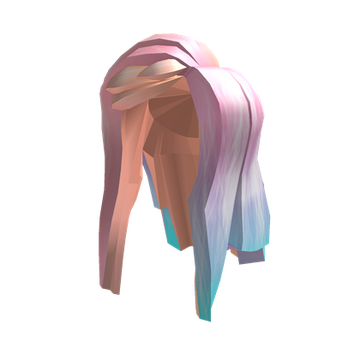 robux pink hair robux roblox hair free Long Pastel Hair Roblox Wikia Fandom