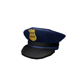 police hat cop roblox rent