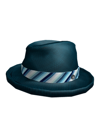 Classic Blue Fedora Roblox Wikia Fandom