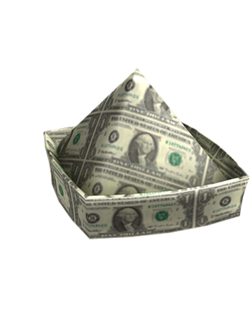 Paper Money Hat Roblox Wikia Fandom - transparent roblox paper hat