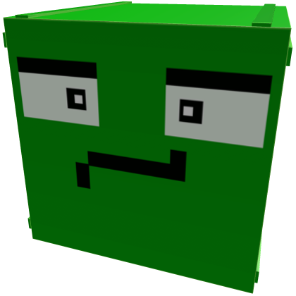 Green Roblox Head Logo