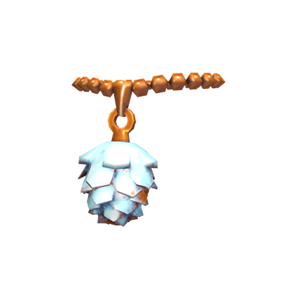 Frosted Pine Cone Necklace Roblox Wikia Fandom Powered - 