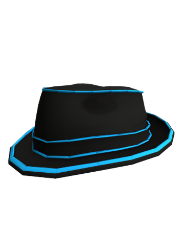 Blue Neon Lights Fedora Roblox Wikia Fandom