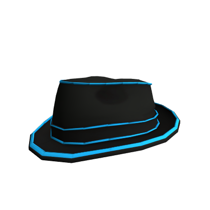 Blue Neon Lights Fedora Roblox Wikia Fandom Powered By Wikia - 