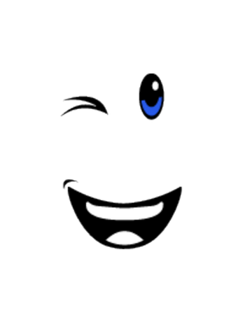 Winking Blue Eyes Face Roblox