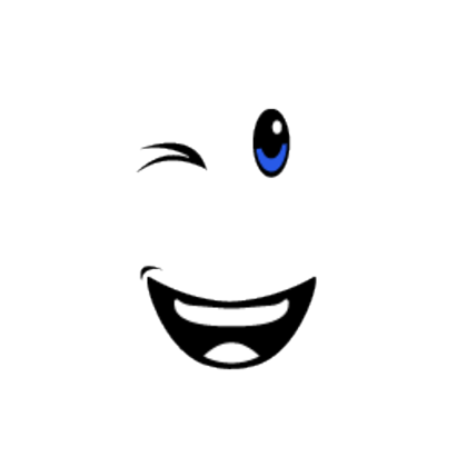 Blue Wistful Wink Roblox Wikia Fandom - winking blue eyes face roblox