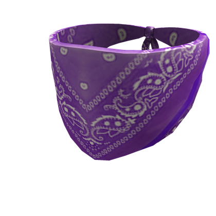 Purple Bandana Roblox Wikia Fandom - roblox promo codes redeem scarf