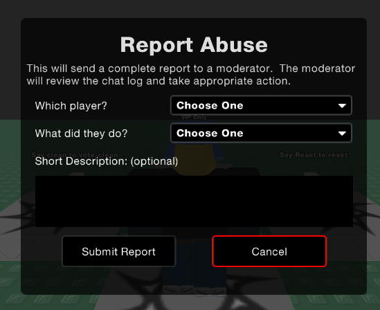 roblox report player