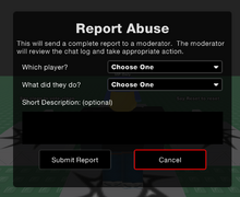 Report Abuse Roblox Wikia Fandom - roblox report harassment