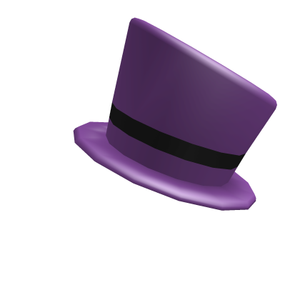 Purple Top Hat Off 72 - big purple branded tophat roblox