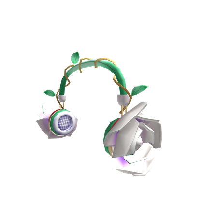 White Rose Headphones Roblox Wikia Fandom - white headphones roblox