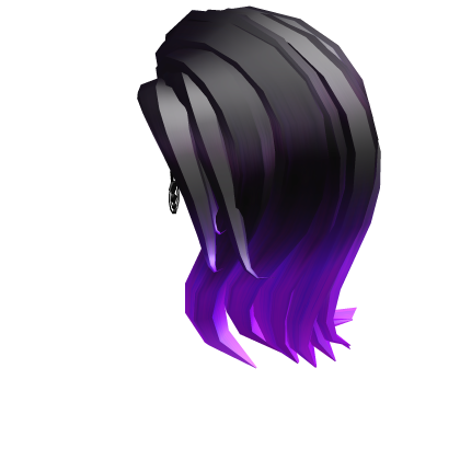 Half Shaved In Purple Glow Roblox Wikia Fandom - roblox free hair purple