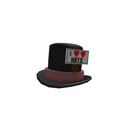 I Love Hats Top Hat Roblox Wikia Fandom - roblox promo code 2018 hats wikia
