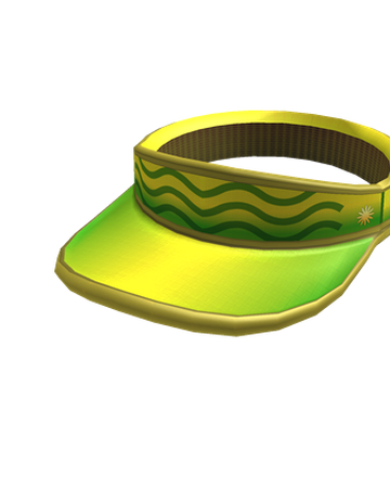 roblox visor hat Lemon Lime Visor Roblox Wikia Fandom