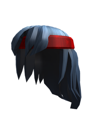 Blue Hair With Red Headband Roblox Wikia Fandom - red afro roblox