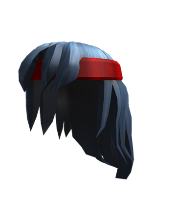 Blue Hair With Red Headband Roblox Wikia Fandom