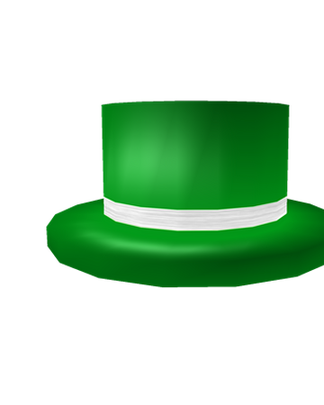 Green Top Hat With White Band Roblox Wikia Fandom - light blue top hat roblox