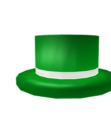 Green Top Hat With White Band Roblox Wikia Fandom