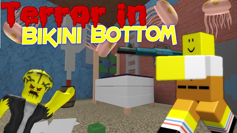 Roblox Zombies In Bikini Bottom Terror In Bikini Bottom Roblox Wikia Fandom