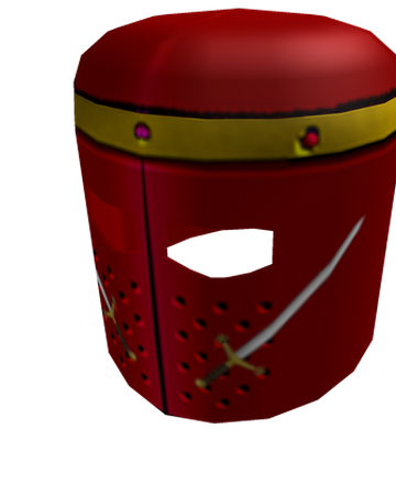 Knight Helm Of The Scarlet Order Roblox Wikia Fandom - old knight helmet mesh roblox