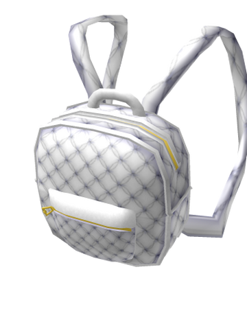 White Luxury Backpack Roblox Wikia Fandom