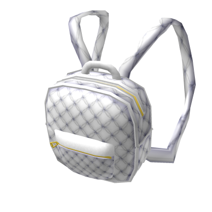 White Luxury Backpack Roblox Wikia Fandom - myzta roblox wikia fandom