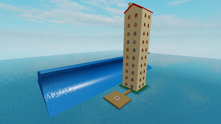 Can You Survive A Tsunami On 10 Story House Roblox Wikia Fandom - roblox house tutorials