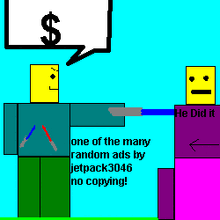roblox for user User Blog Snowdrift128 Roblox Ad S Roblox Wikia Fandom
