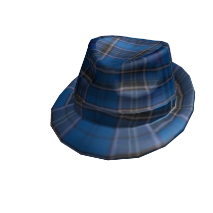 Blue Plaid Fedora Roblox Wikia Fandom - fedora texture roblox