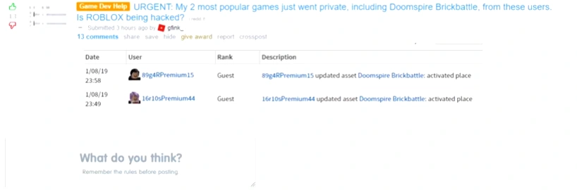 2019 Roblox Security Breach Roblox Wikia Fandom Powered - 