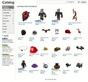 Catalog page