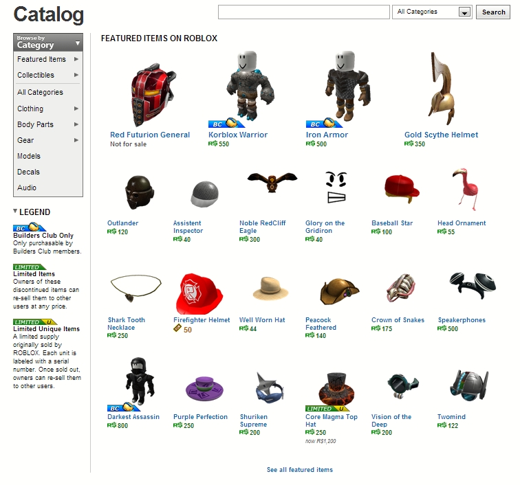 Using the catalog | Roblox Wikia | FANDOM powered by Wikia