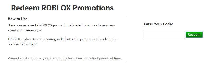 Roblox promo codes new year