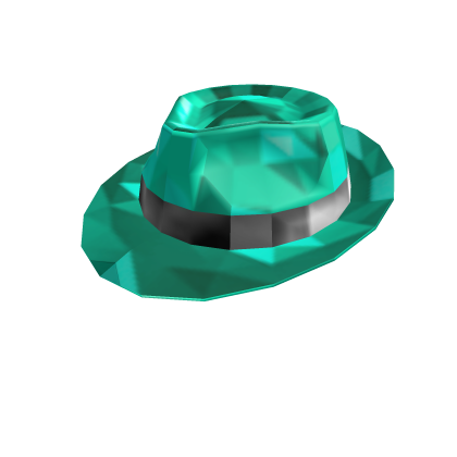 Teal Sparkle Time Fedora Roblox Wikia Fandom - roblox fedora hats