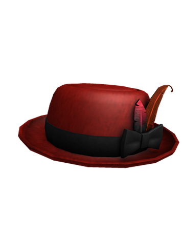 The Most Fabulous Red Pork Pie Hat Roblox Wikia Fandom