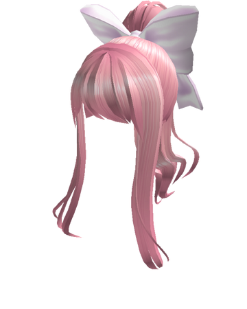 Pink Charming Ponytail Roblox Wikia Fandom - ponytail roblox purple hair