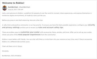 Messages Roblox Wiki Fandom