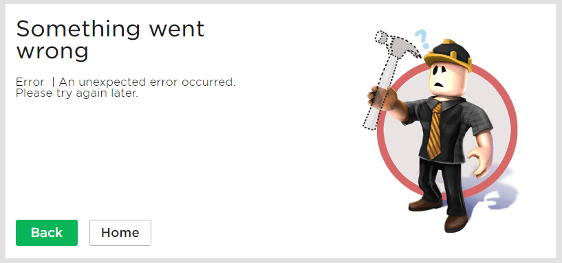 Error Roblox Wikia Fandom Powered By Wikia - an error message that is displayed if the error id is not recognized can also sometimes occur in other circumstances but this is rare