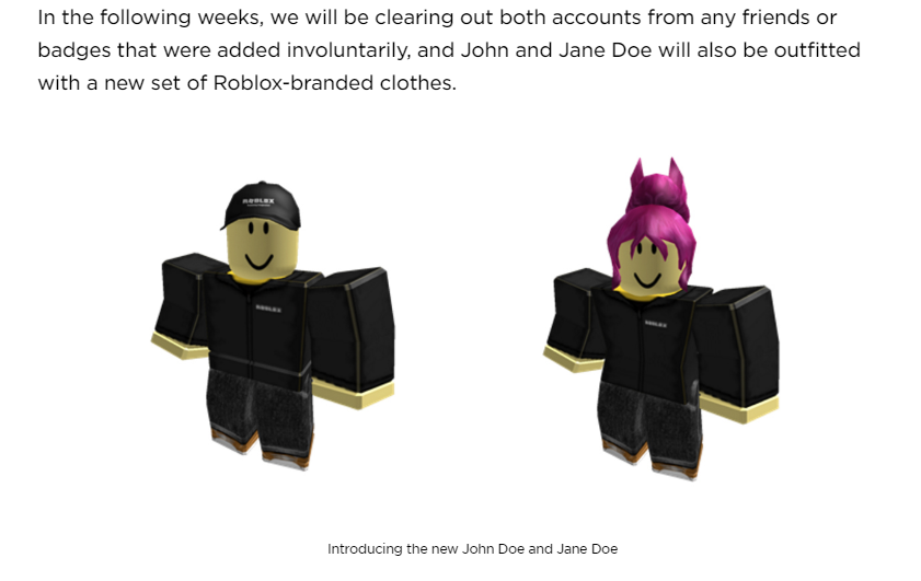 Jane Doe Has Been Hacked Roblox Wikia Fandom - how to hack into john does account on roblox