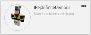 Roblox This User Has Been Restricted